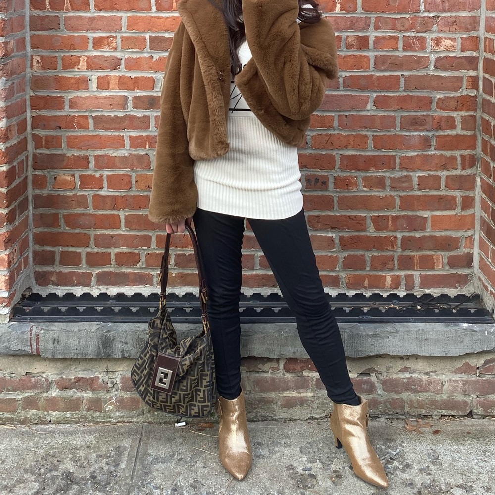 Fendi Canvas Signature Monogram Bag